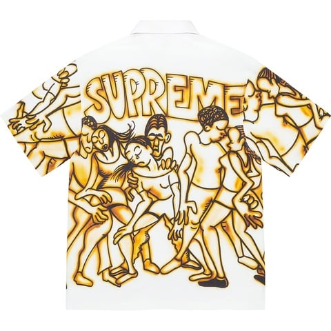 Supreme Dancing Rayon S/S Shirt - White
