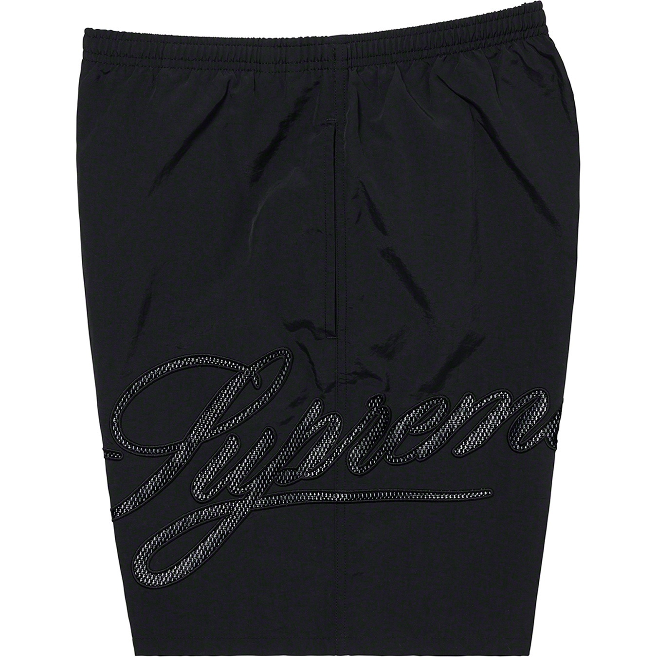 Supreme Mesh Script Water Short (SS21) - Black - $110
