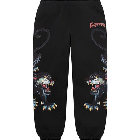 Supreme Panther Sweatpant - Black