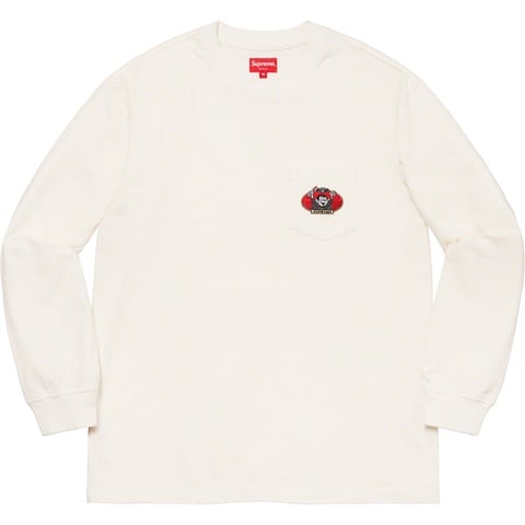 Supreme Vampire Boy L/S Pocket Tee - Natural
