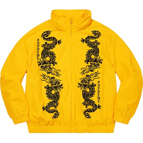 Supreme Dragon Track Jacket - Yellow