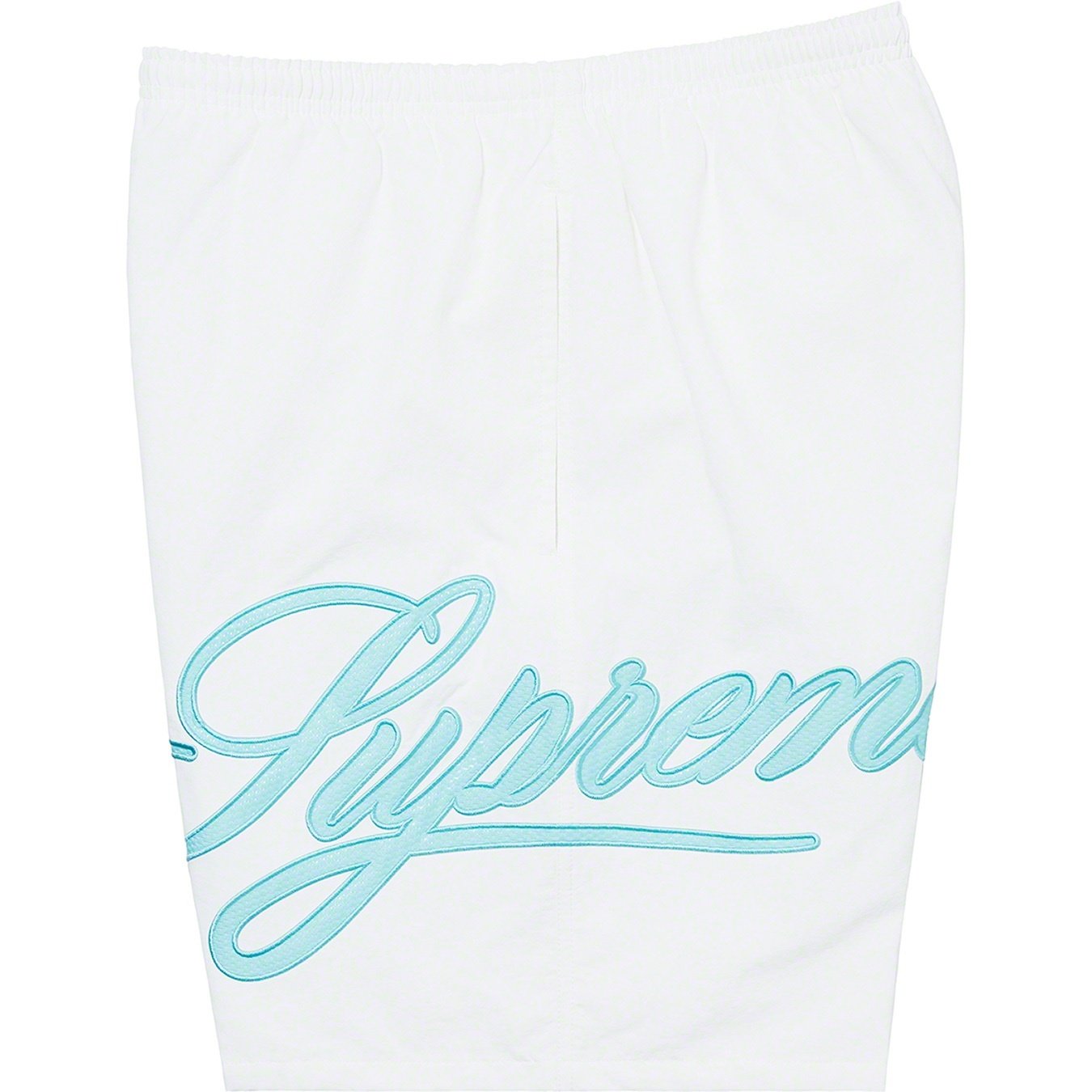 Supreme Mesh Script Water Short (SS21) - White - $110