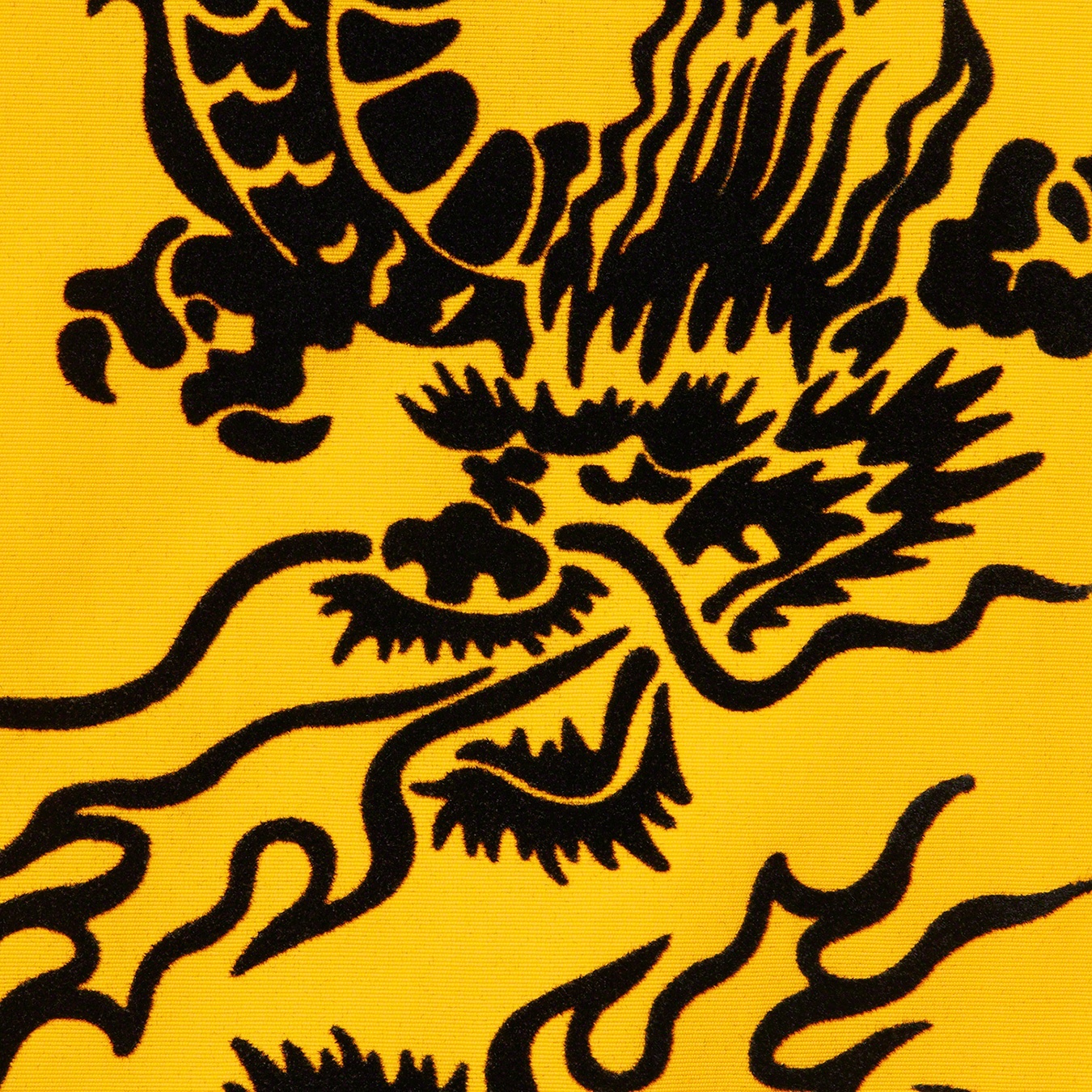 Supreme Dragon Track Jacket (SS21) - Yellow - $168