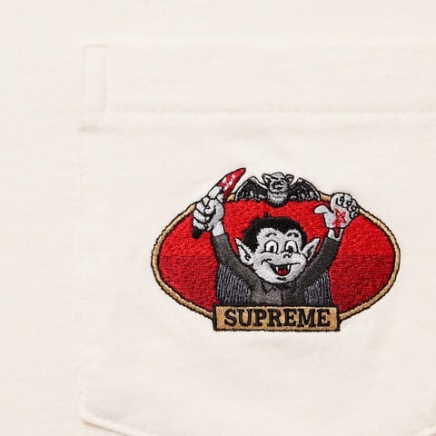 Supreme Vampire Boy L/S Pocket Tee - Natural