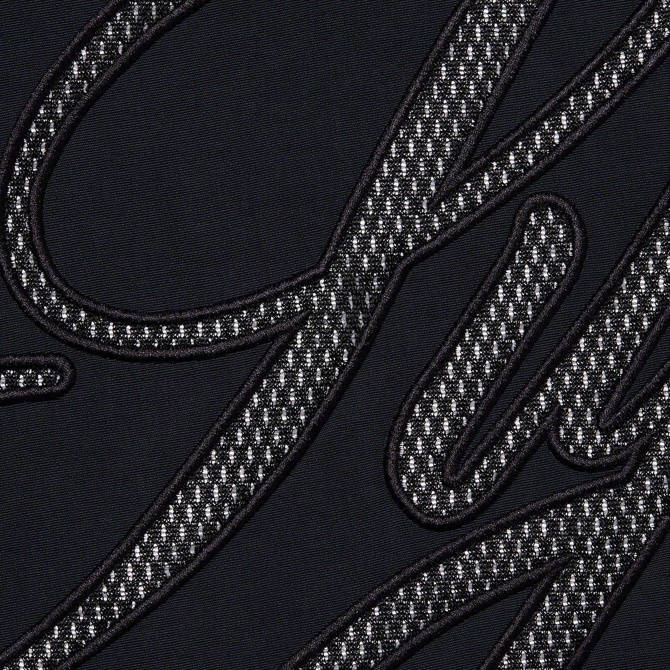 Supreme Mesh Script Water Short (SS21) - Black - $110