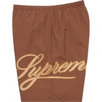 Supreme Mesh Script Water Short (SS21) - Brown