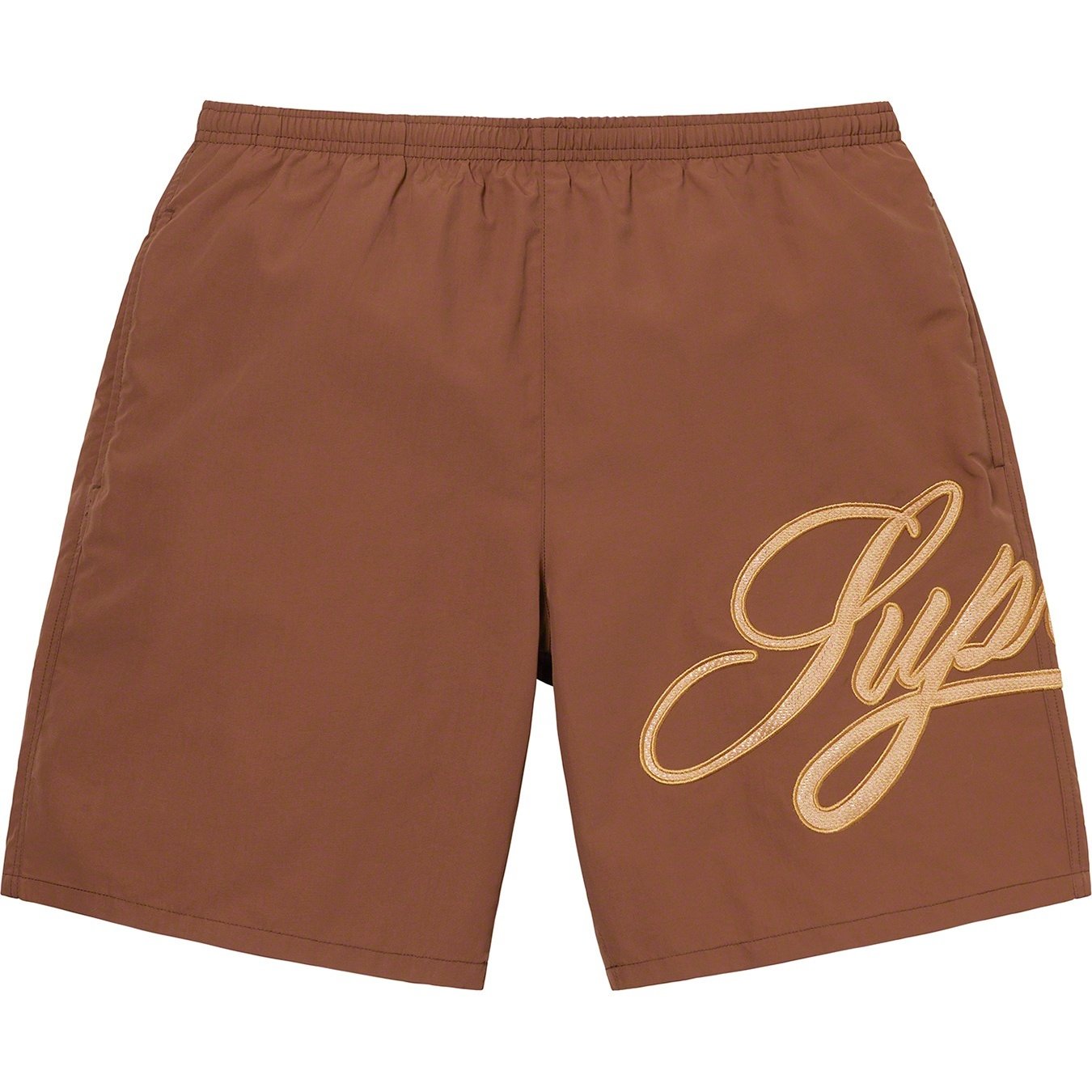 Supreme Mesh Script Water Short (SS21) - Brown - $110