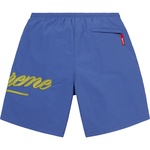 Supreme Mesh Script Water Short (SS21) - Light Navy