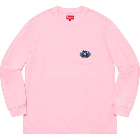 Supreme Vampire Boy L/S Pocket Tee - Light Pink