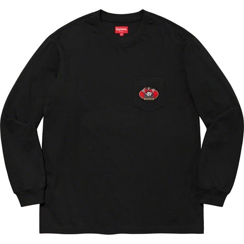 Supreme Vampire Boy L/S Pocket Tee - Black