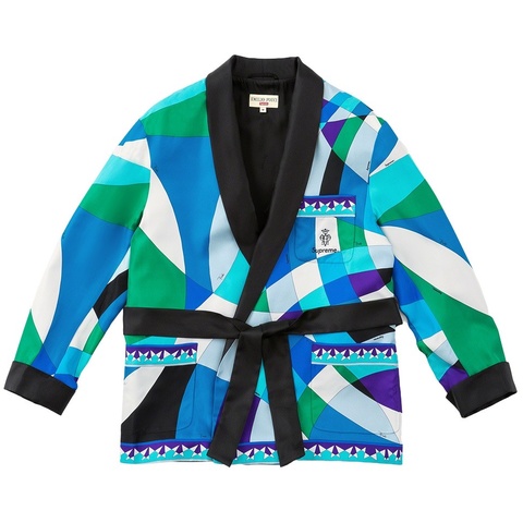Supreme Supreme®/Emilio Pucci® Silk Smoking Jacket - Colorway