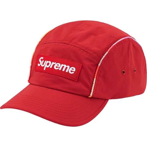 Supreme Gradient Piping Camp Cap - Red