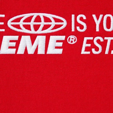 Supreme World Is Yours Hooded Sweatshirt - Red