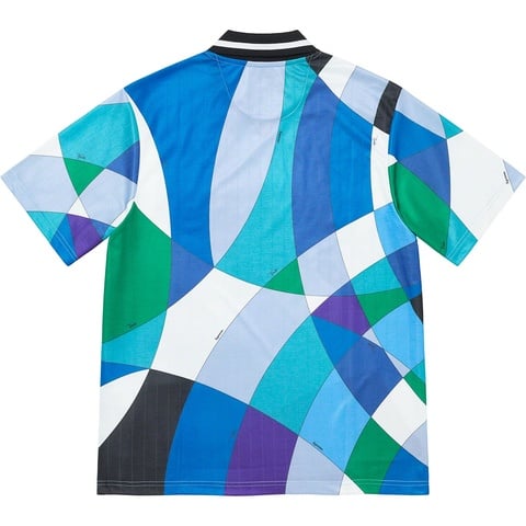 トップス supreme emillio pucci 21ss soccer jersey Supreme Emilio Pucci Soccer Jersey Black Men's - SS21 - US