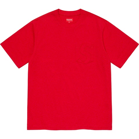 Laser Cut S Logo Pocket Tee - spring/summer 2021 - Supreme
