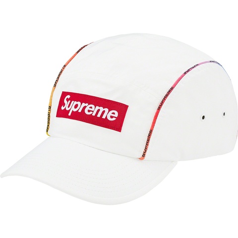 Supreme Gradient Piping Camp Cap - White
