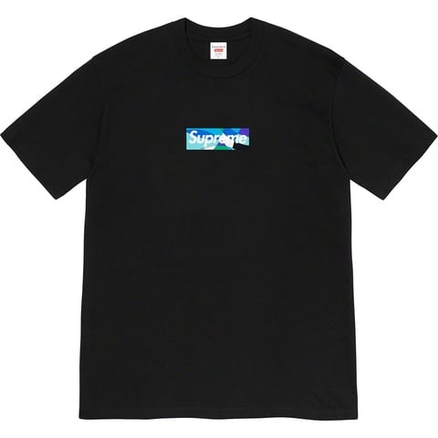 Supreme Supreme®/Emilio Pucci® Box Logo Tee - Black/Blue