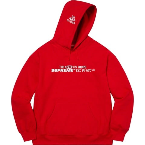 World Is Yours Hooded Sweatshirt - Supreme