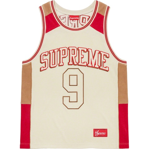 Supreme Terry Basketball Jersey - Stone