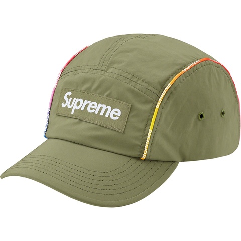 Supreme Gradient Piping Camp Cap - Olive