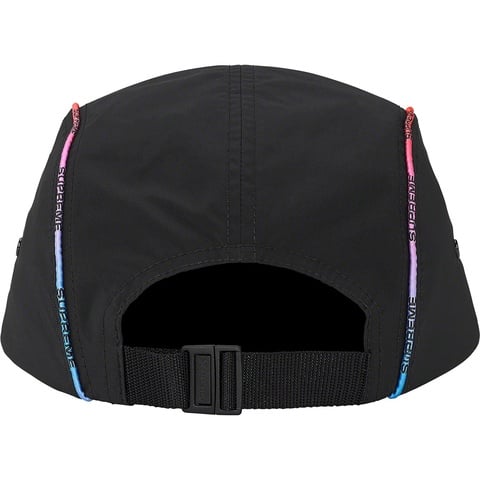 Supreme Gradient Piping Camp Cap - Black