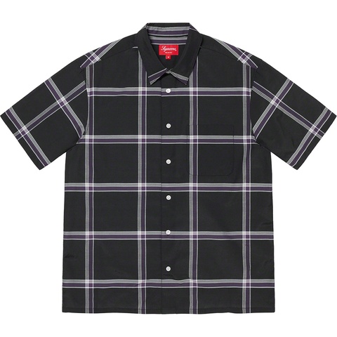 Supreme Lightweight Plaid S/S Shirt - Black