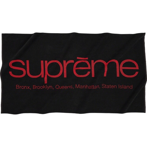 Supreme Five Boroughs Towel - Black
