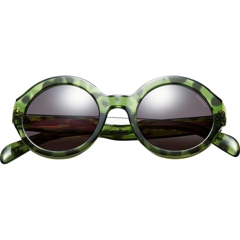 Supreme Downtown Sunglasses - Green Tortoise