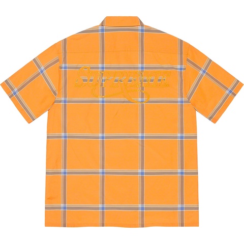Supreme Lightweight Plaid S/S Shirt - Orange