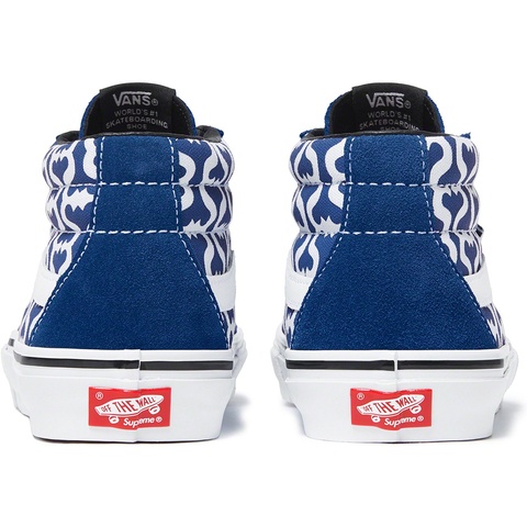 Supreme Supreme®/Vans® Monogram S Logo Skate Grosso Mid - Royal