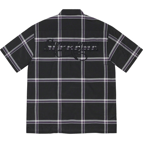 Supreme Lightweight Plaid S/S Shirt - Black