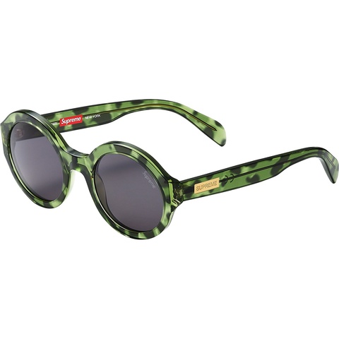 Supreme Downtown Sunglasses - Green Tortoise