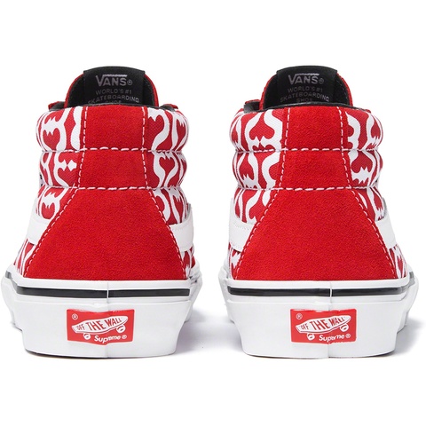 Supreme Supreme®/Vans® Monogram S Logo Skate Grosso Mid - Red