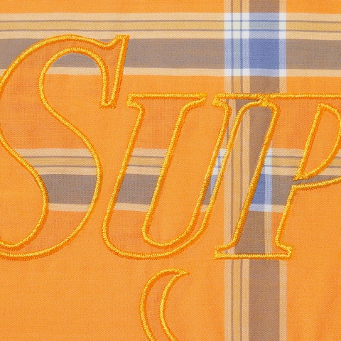 Supreme Lightweight Plaid S/S Shirt - Orange