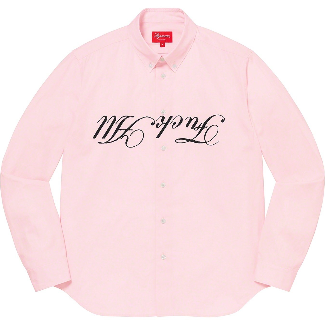 Supreme Jamie Reid Supreme Fuck All Shirt (SS21) - Light Pink - $148