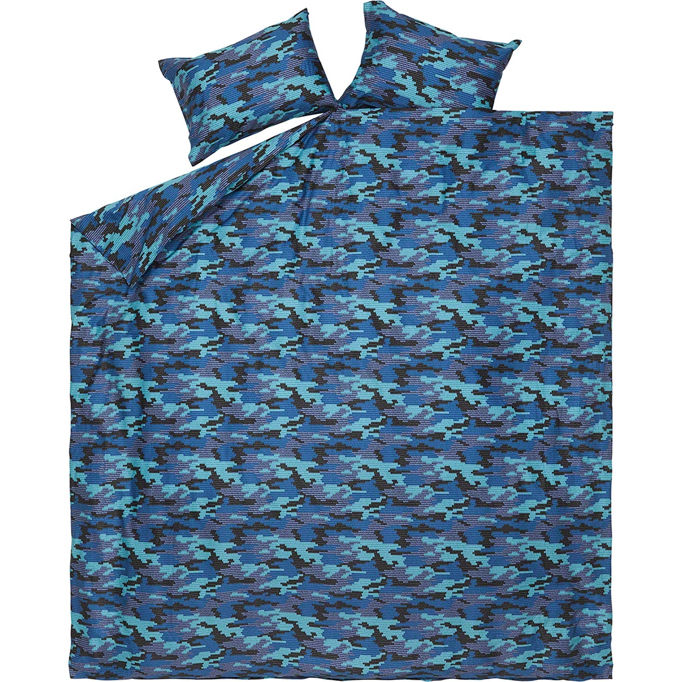 Supreme Logo Camo Duvet + Pillow Set (SS21) - Blue - $298