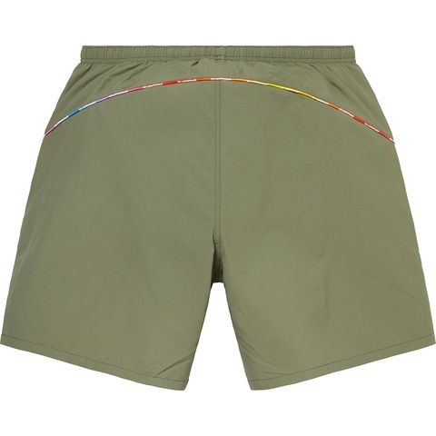 Supreme Gradient Piping Water Short - Olive