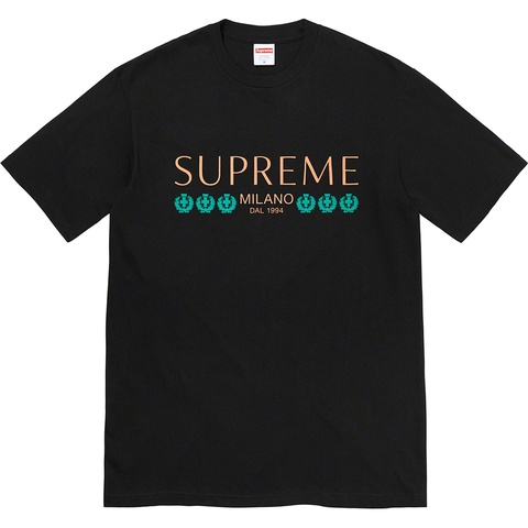 Supreme Milano Tee - Black