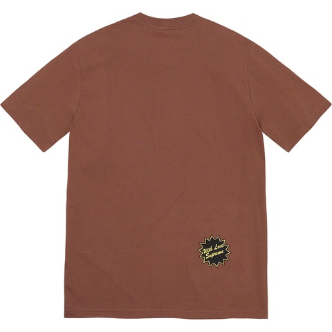Supreme Jamie Reid/Supreme Anarchy Tee - Brown