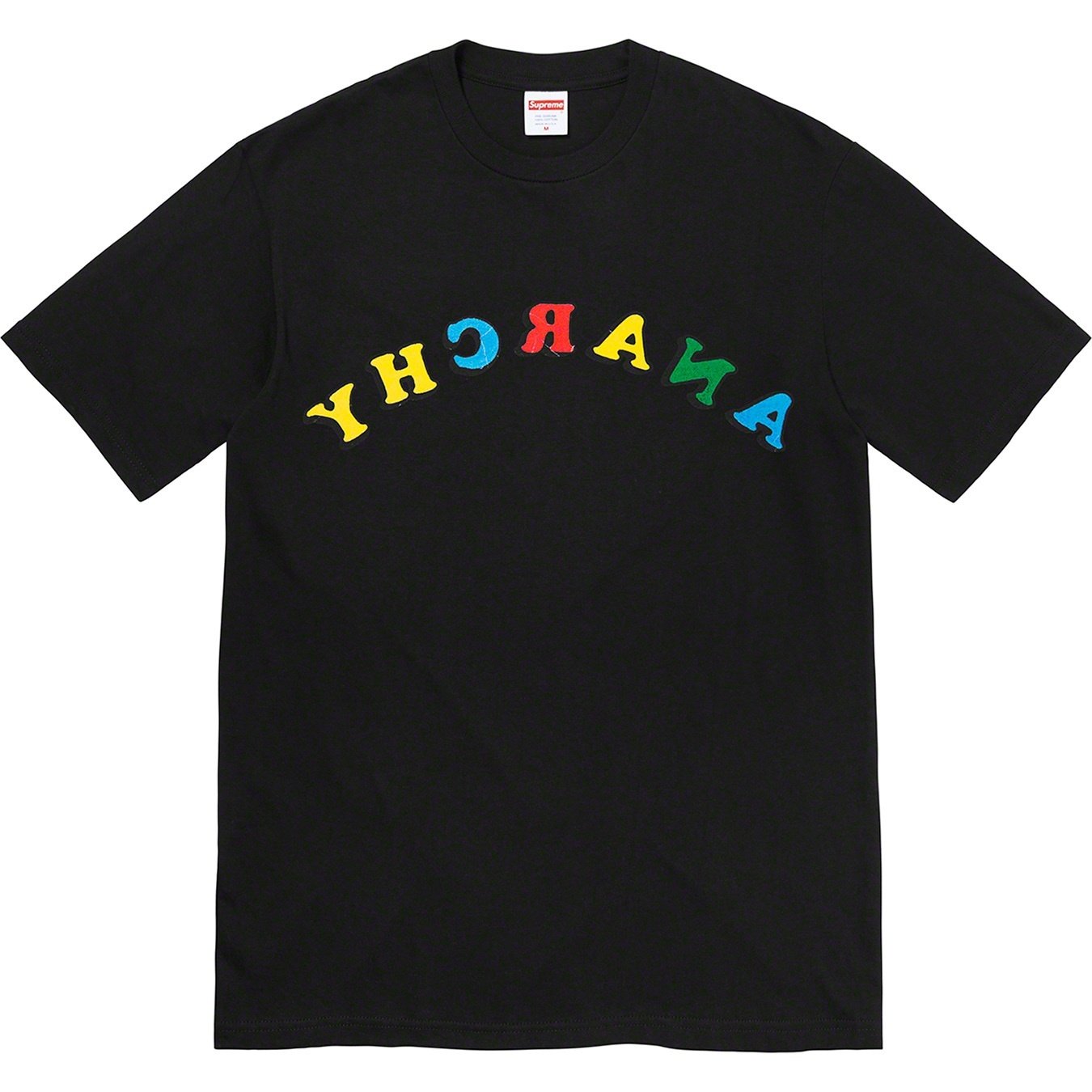 Supreme Jamie Reid Supreme Anarchy Tee (SS21) - Black - $44