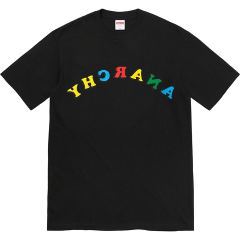 Supreme Jamie Reid/Supreme Anarchy Tee - Black
