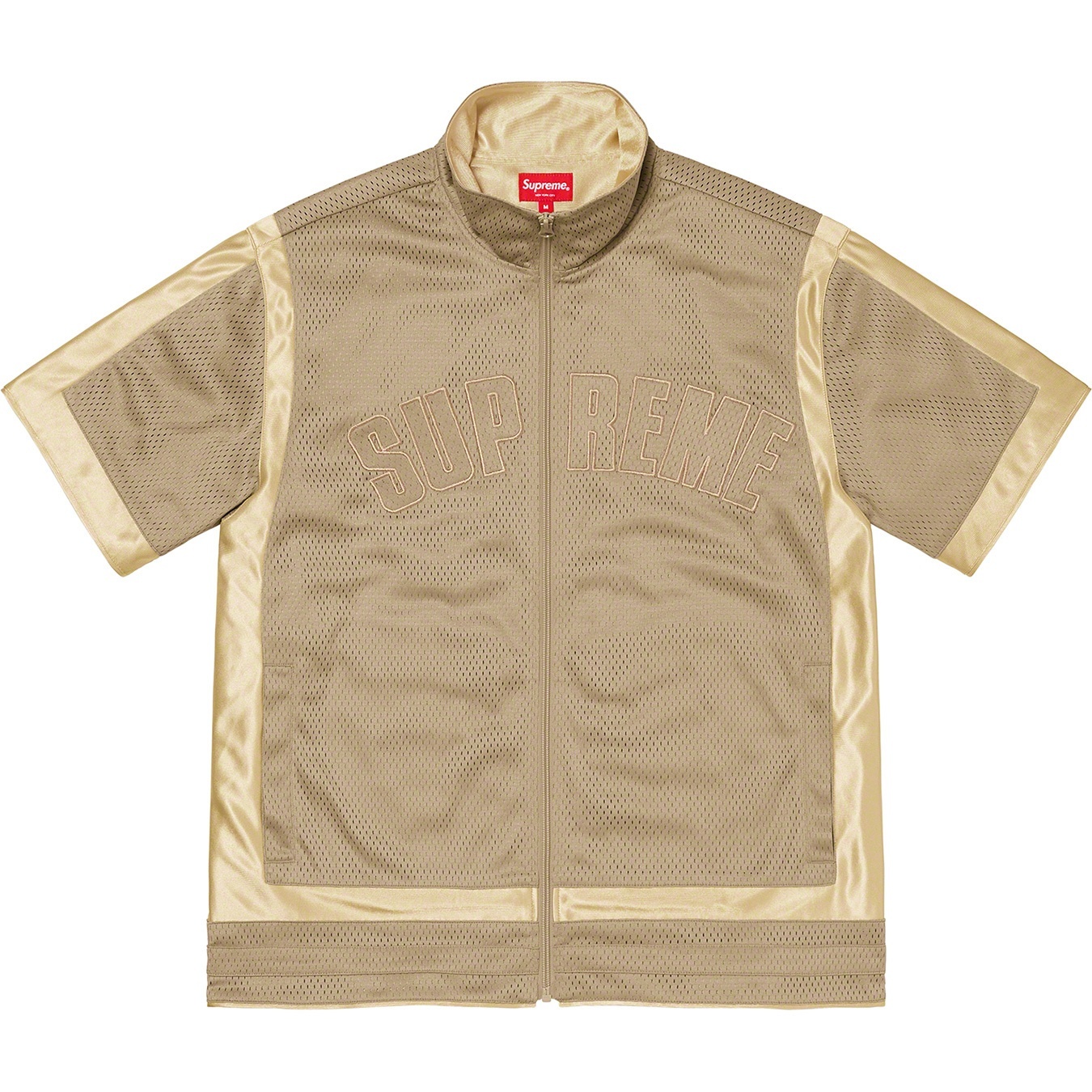 トップス supreme Mesh Warm Up Top Tan Supreme Mesh Warm Up Top Tan Men's - SS21 - US