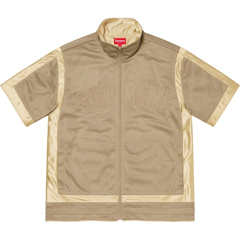 Supreme Mesh Warm Up Top - Tan