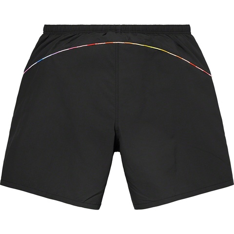 Supreme Gradient Piping Water Short - Black