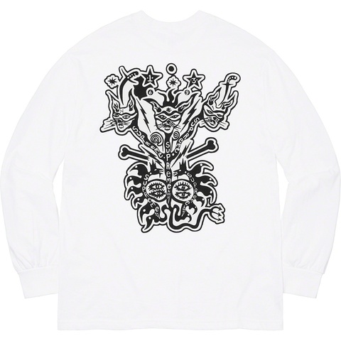 Supreme Clayton Patterson/Supreme L/S Tee - White