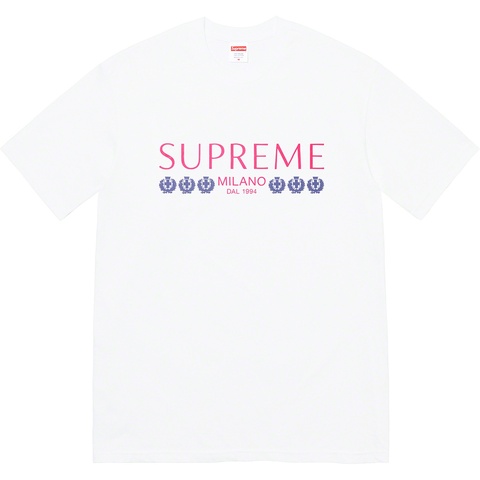 Supreme Milano Tee - White