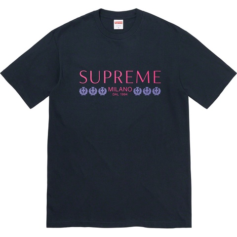 Supreme Milano Tee - Navy