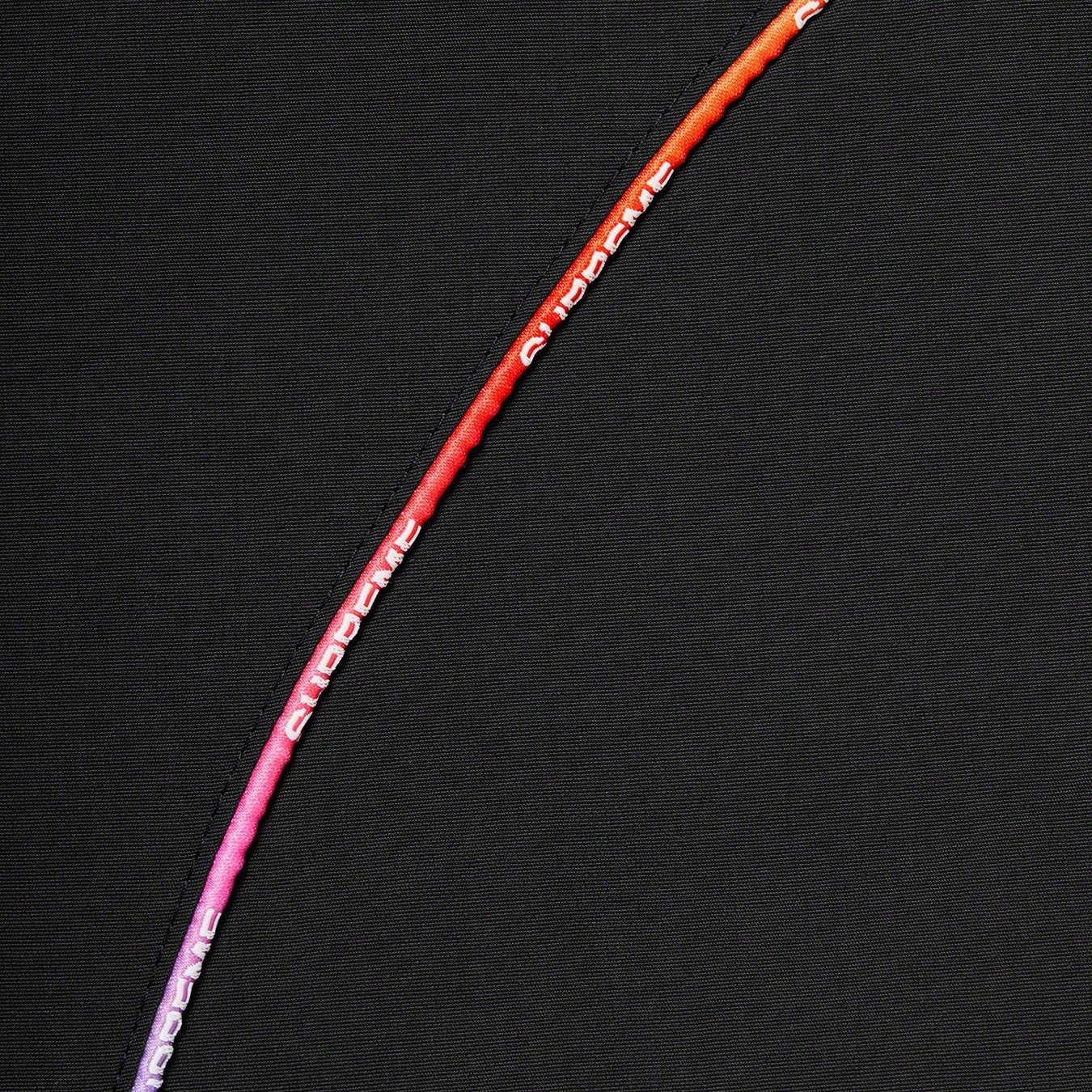 Supreme Gradient Piping Water Short (SS21) - Black - $110