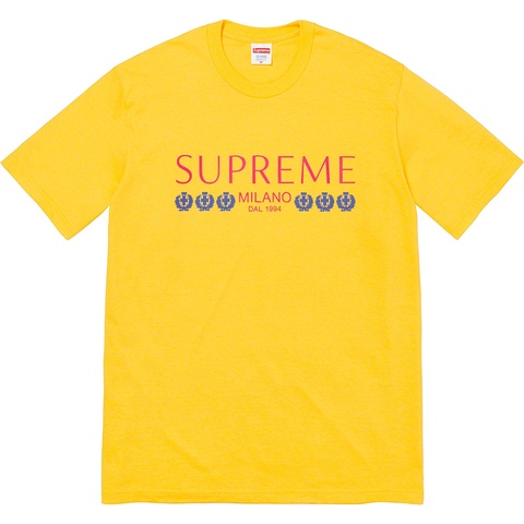 Supreme Milano Tee - Yellow