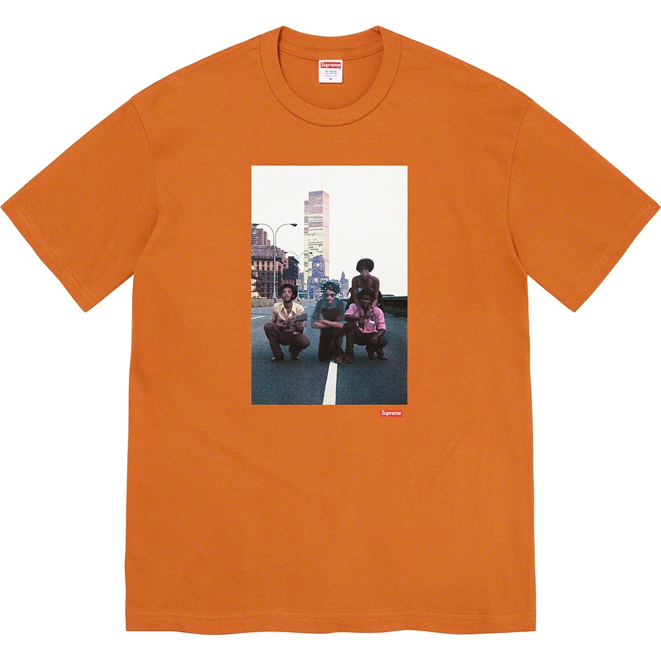 Supreme Augustus Pablo Tee (SS21) - Burnt Orange - $44